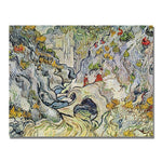 Trademark Fine Art Vincent Van Gogh 'The Ravine of the Peyroulets' Canvas Art
