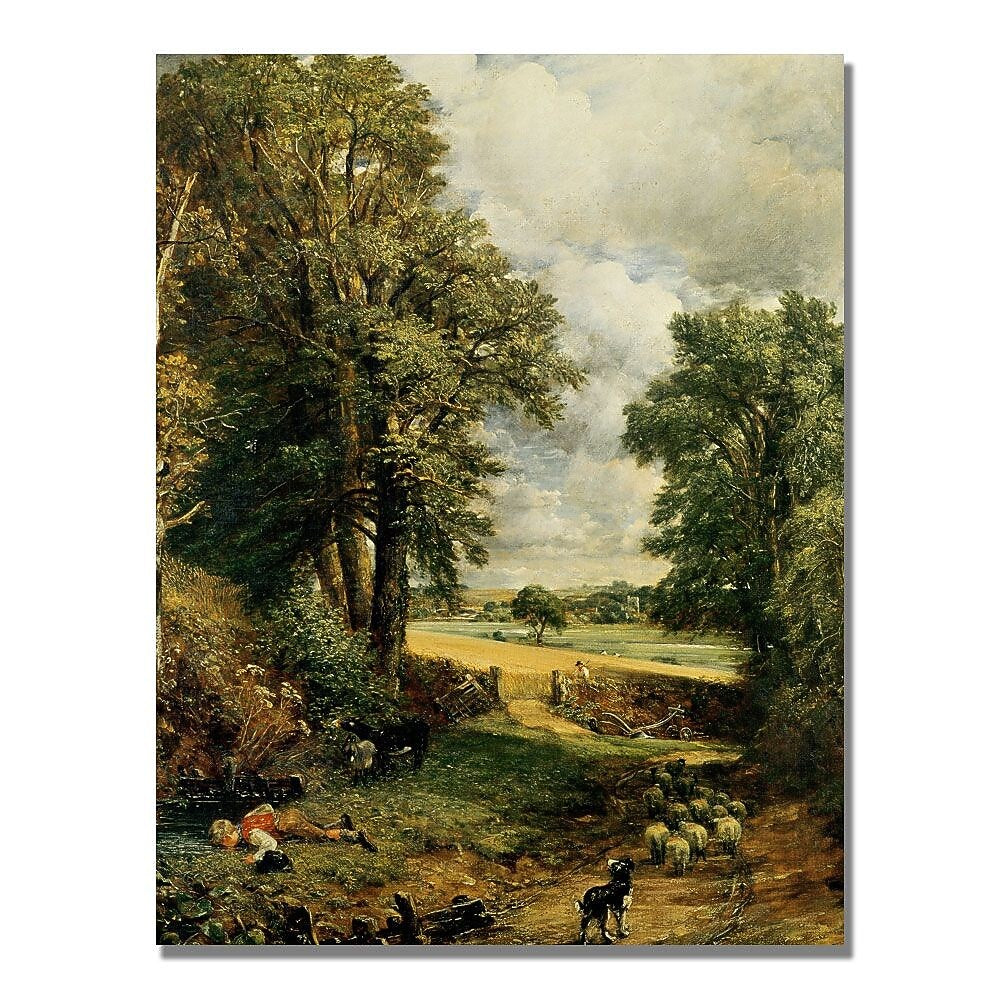 Trademark Fine Art John Constable 'The Cornfield' Canvas Art