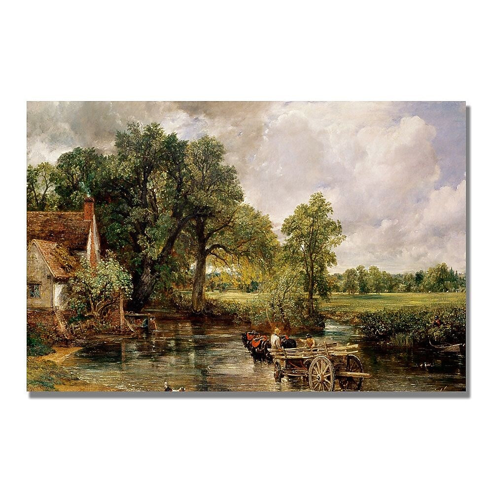 Trademark Fine Art John Constable 'The Hay Wain' Canvas Art 30x47 Inches