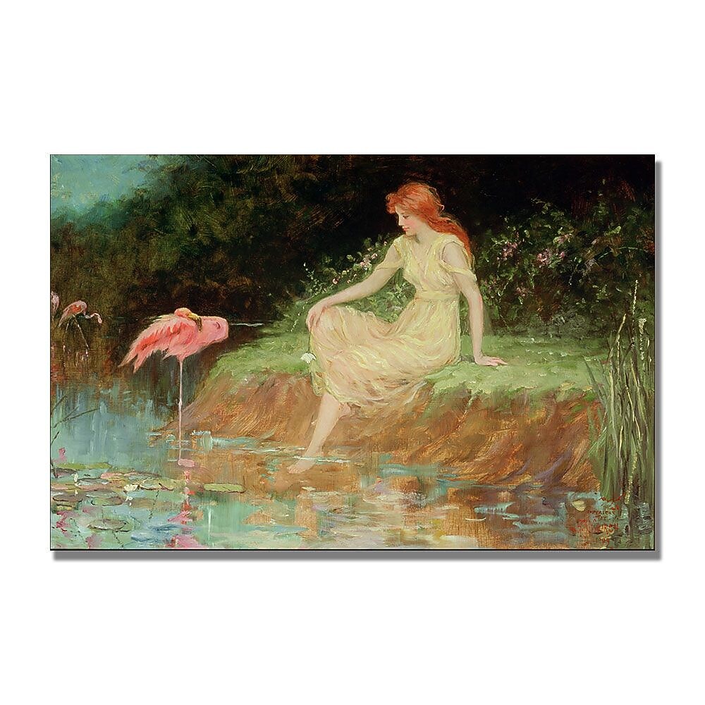 Trademark Fine Art Frederick Church 'A Trusting Moment' Canvas Art