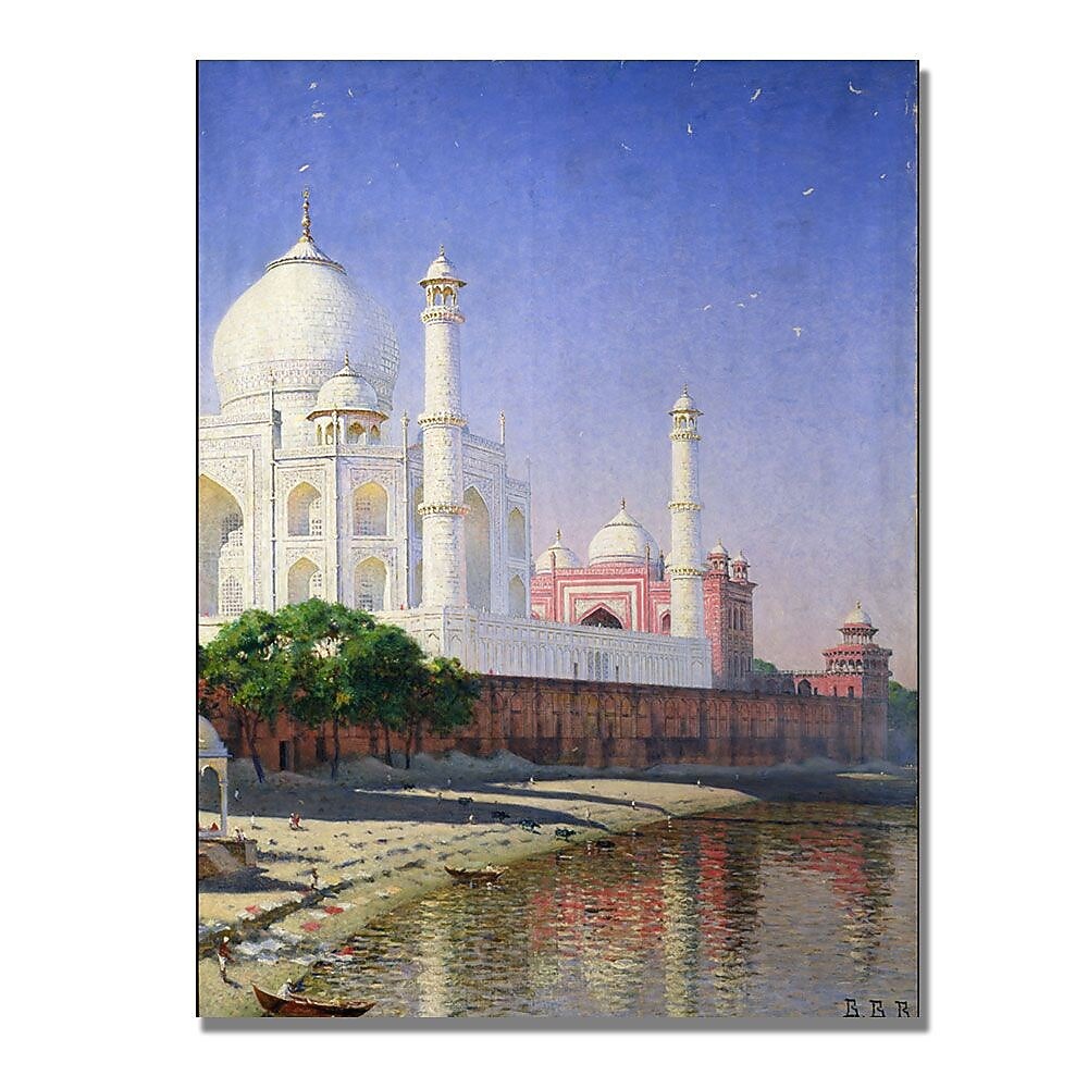 Trademark Fine Art Vasili Vereschagin 'Taj Mahal' Canvas Art