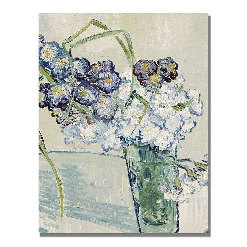 Trademark Fine Art Vincent Van Gogh 'Still Life Vase of Carnations' Canvas Art