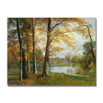 Trademark Fine Art Albert Biersdant 'A Quiet Lake' Canvas Art