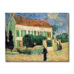 Trademark Fine Art Vincent Van Gogh 'White House at Night' Canvas Art