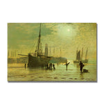 Trademark Fine Art John Grimshaw 'The Lighthouse at Scarborough' Canvas Art