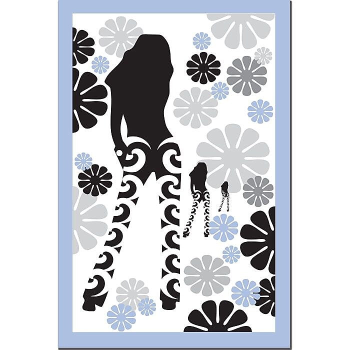 Trademark Fine Art Fashion II by Grace Riley-Canvas Art Ready to Hang 16 x 24 Inches
