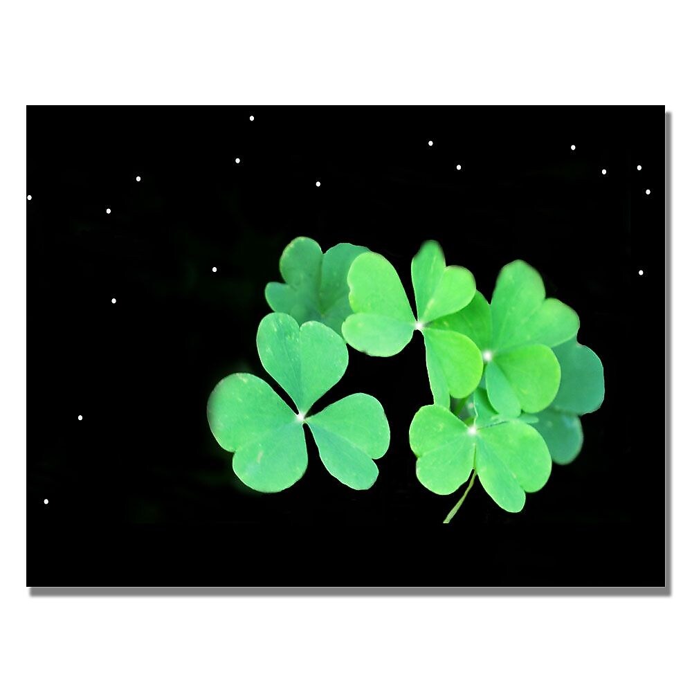 Trademark Fine Art Kathie McCurdy 'Clover' Canvas Art