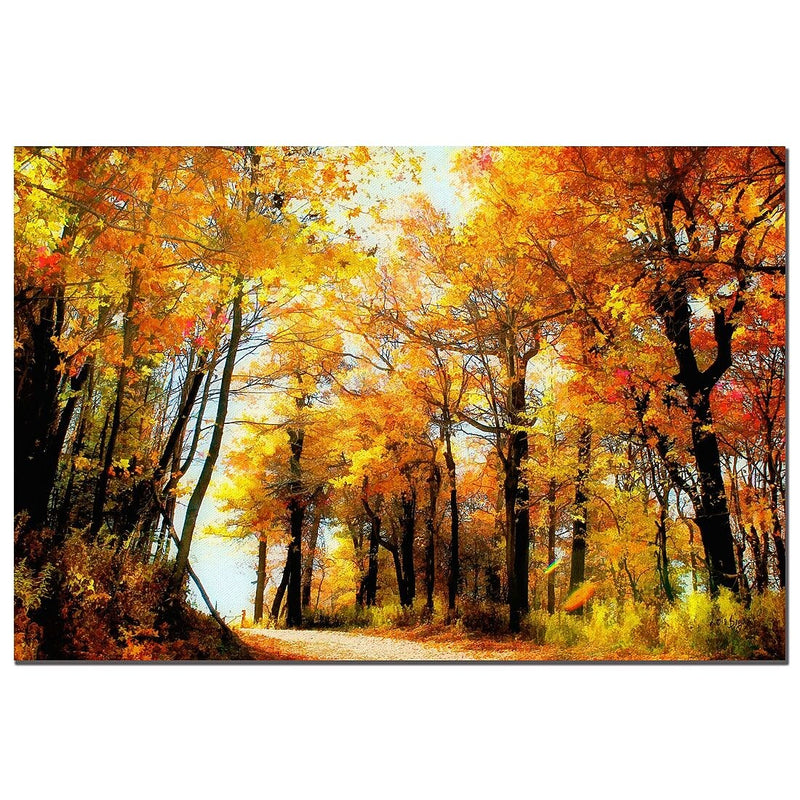 Trademark Fine Art Lois Bryan 'Golden Day' Canvas Art Ready to Hang 14x19 Inches