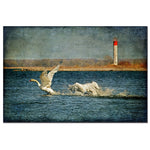 Trademark Fine Art Lois Bryan 'The Chase is On' Canvas Art  Ready to Hang 22x32 Inches