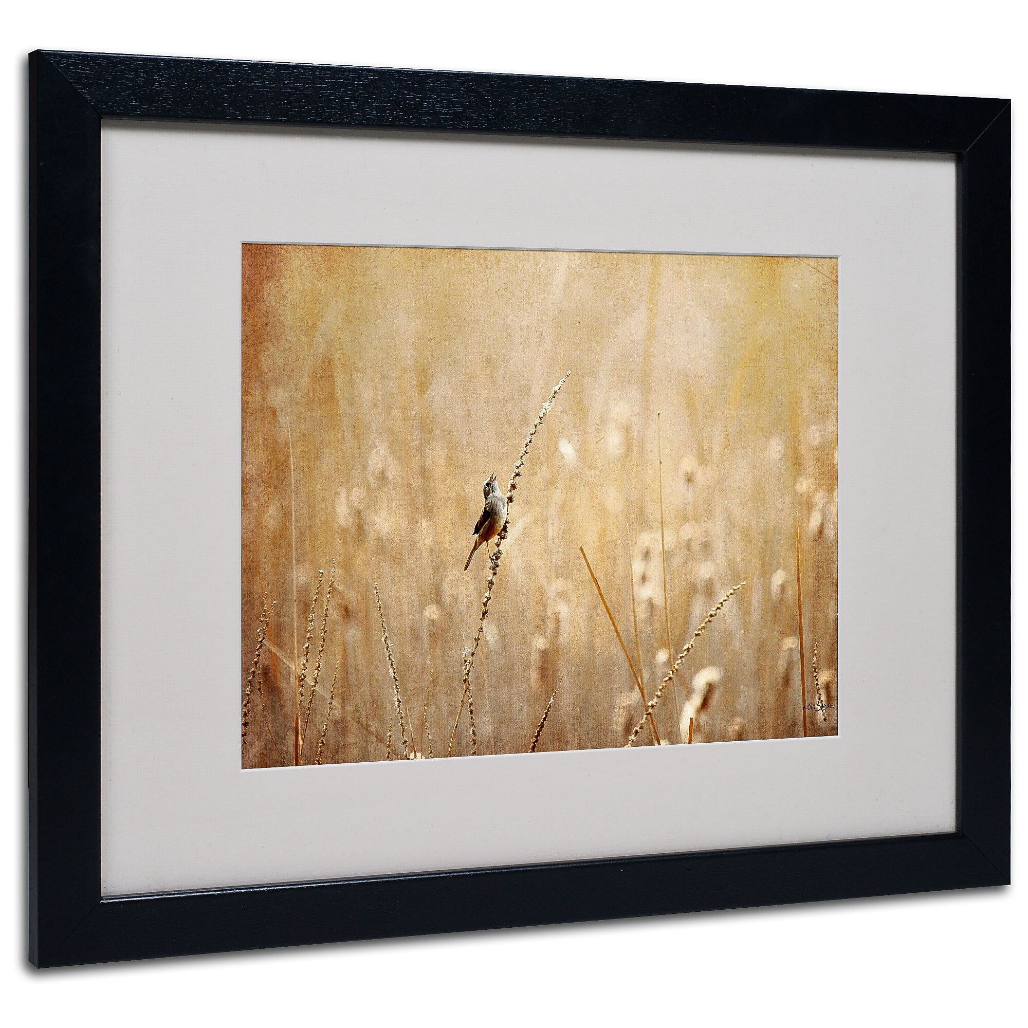 Lois Bryan 'Joyful Joyful All Rejoicing' Matted Framed Art - 11x14 Inches - Wood Frame