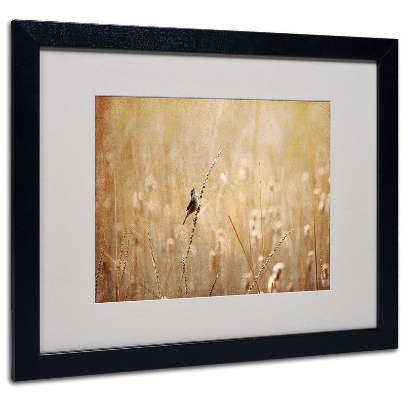 Lois Bryan 'Joyful Joyful All Rejoicing' Matted Framed Art - 11x14 Inches - Wood Frame