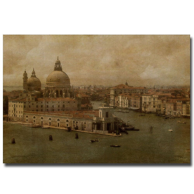 Trademark Fine Art Lois Bryan 'Vintage Venice' Canvas Art 24x32 Inches, LBr0101-C2432GG