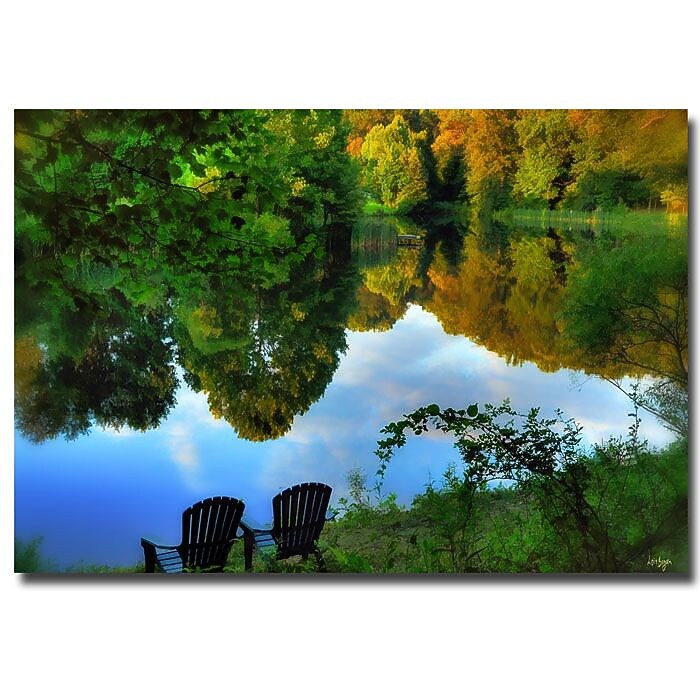Trademark Fine Art Lois Bryan 'Summer Breeze' Canvas Art 30x47 Inches