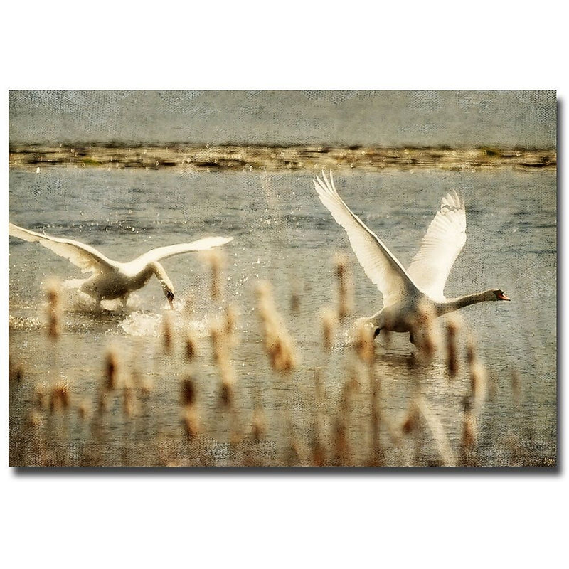 Trademark Fine Art Lois Bryan 'Turf Wars' Canvas Art 14x19 Inches