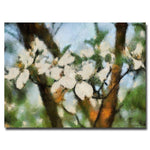 Trademark Fine Art Lois Bryan 'Dogwood Tree' Canvas Art 30x47 Inches