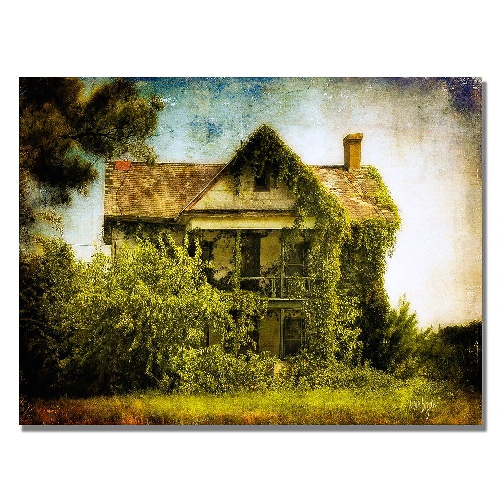 Trademark Fine Art Lois Bryan 'Ivy House' Canvas Art 30x47 Inches