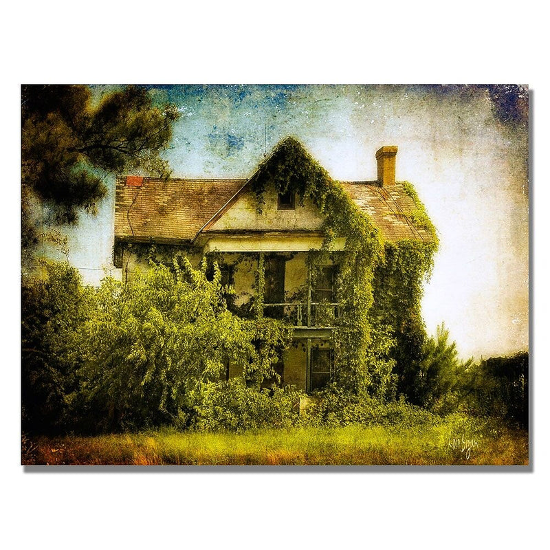 Trademark Fine Art Lois Bryan 'Ivy House' Canvas Art 30x47 Inches