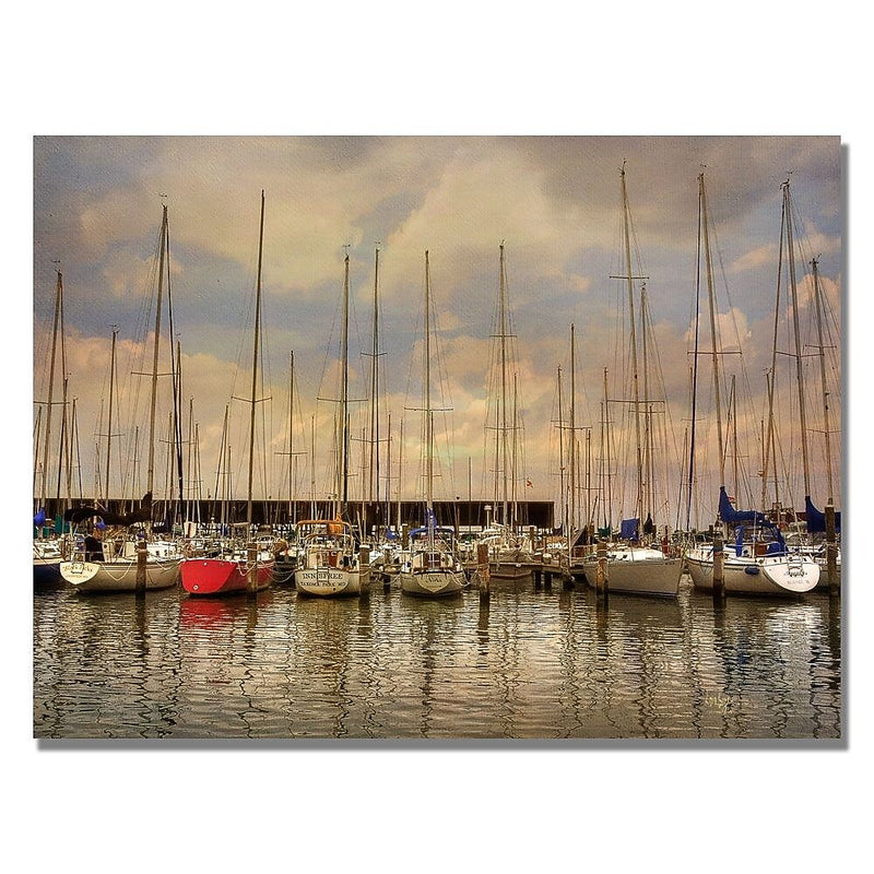 Trademark Fine Art Lois Bryan 'Come Sail Away' Canvas Art 18x24 Inches