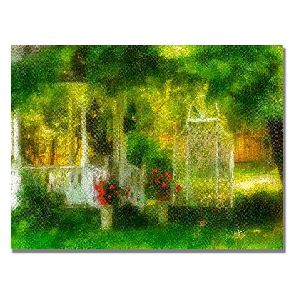 Trademark Fine Art Lois Bryan 'Secret Garden' Canvas Art. 18x24 Inches