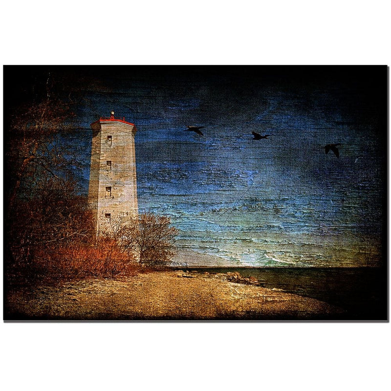 Trademark Fine Art Lois Bryan 'Presqu'ile Lighthouse' Art  Ready to Hang 22x32 Inches