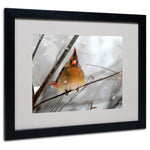 Lois Bryan 'What the...' Framed Matted Art - 11x14 Inches - Wood Frame