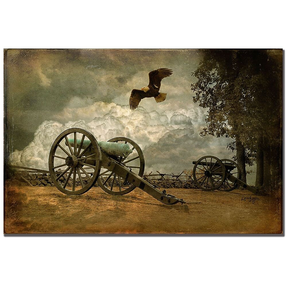 Trademark Fine Art Lois Bryan 'Gettysburg' Canvas Art 16x24 Inches