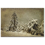 Trademark Fine Art Lois Bryan 'Winter's Wrath with Snow' Canvas Art 16x24 Inches