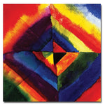 Trademark Fine Art Wassily Kandinsky 'Color Study' Canvas Art 35x35 Inches
