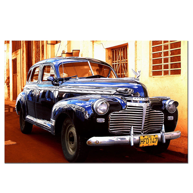 Trademark Fine Art 1941 Chevy Deluxe-Ready to Hang 22x32 Inches
