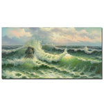 Trademark Fine Art Rio 'Waves II' Canvas Art 16x32 Inches