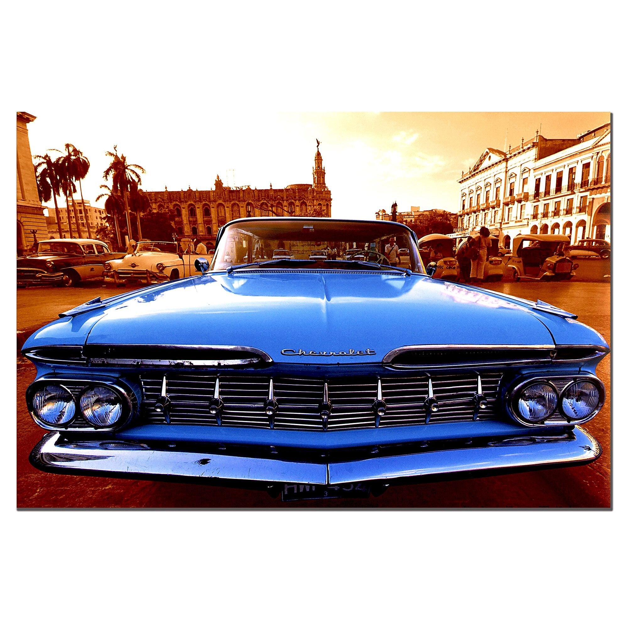Trademark Fine Art 1959 Chevy El Camino-Ready to Hang 22x32 Inches