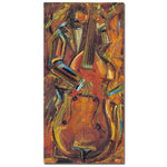 Trademark Fine Art Joarez 'Jazz I' Canvas Art 16x32 Inches