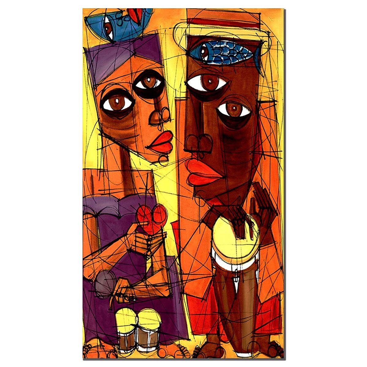 Trademark Fine Art Al Sol del Sentimiento-Gallery Wrapped 16x24 Inches