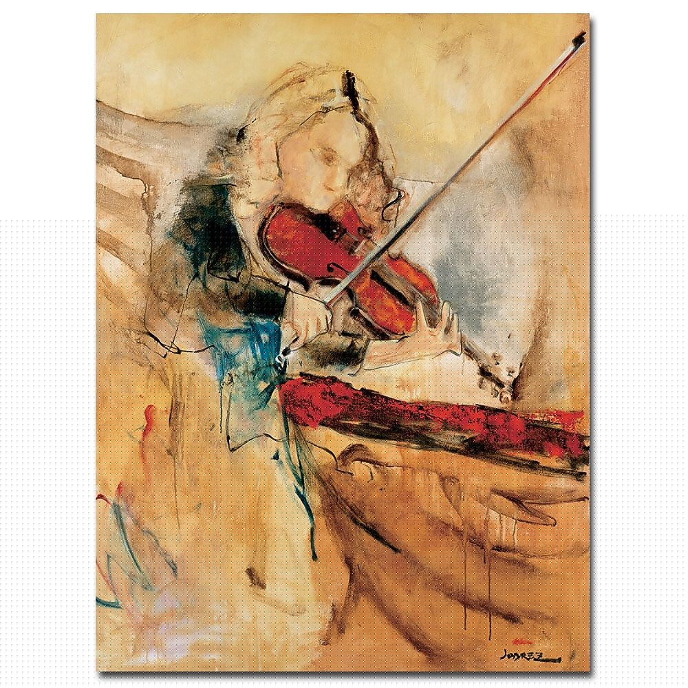 Trademark Fine Art Joarez 'Amazing Touch' Canvas Art 18x24 Inches