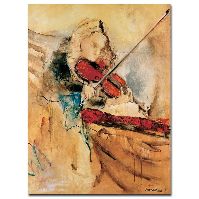 Trademark Fine Art Joarez 'Amazing Touch' Canvas Art 18x24 Inches