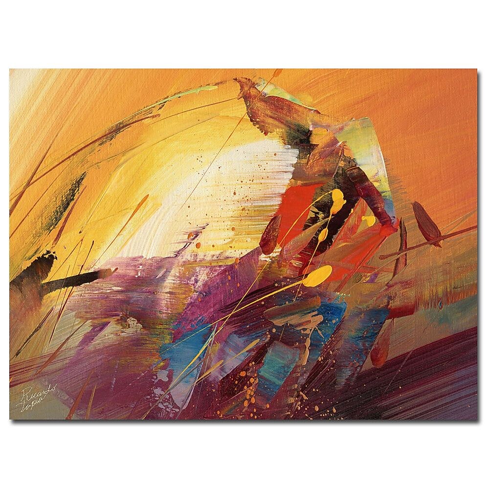 Trademark Fine Art Ricardo Tapia 'A New Day' Canvas Art 35x47 Inches