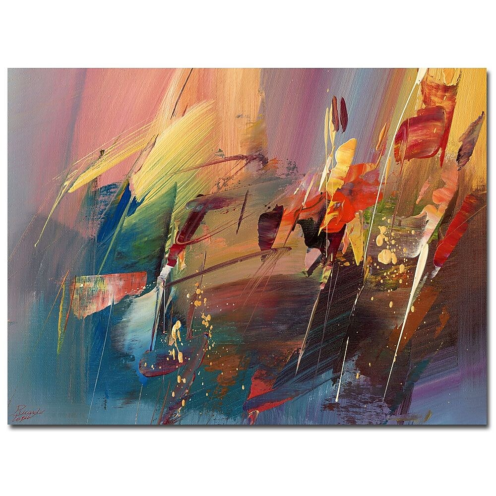 Trademark Fine Art Ricardo Tapia 'Garden' Canvas Art 24x32 Inches