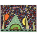 Trademark Fine Art Regina 'Sobre la Montana el Arbol' Canvas Art 35x47 Inches