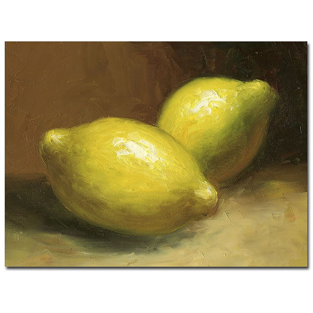 Trademark Fine Art 'Lemons' Canvas Art 35x47 Inches