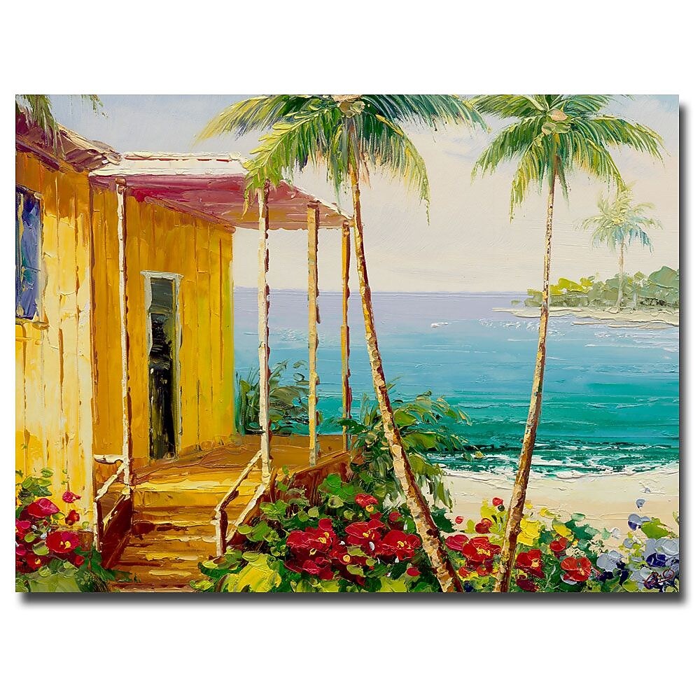 Trademark Fine Art Rio 'Key West Villa' Canvas Art 18x24 Inches
