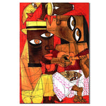 Trademark Fine Art 'Jammin in Red' Canvas Art 14x19 Inches