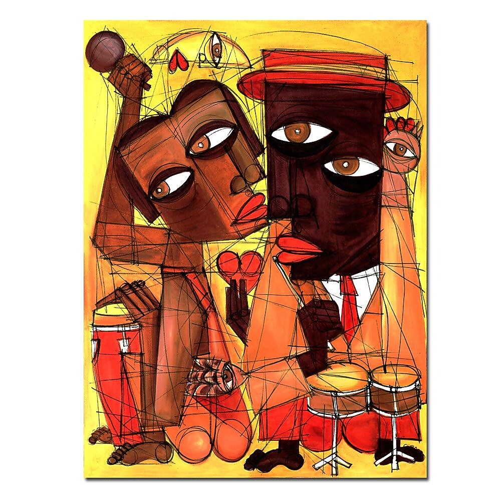 Trademark Fine Art The Flavor of Color-Canvas Art Ready to Hang 18x24 Inches