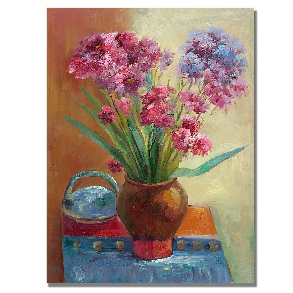 Trademark Fine Art Rio 'Spring Flowers' Canvas Art 26x32 Inches