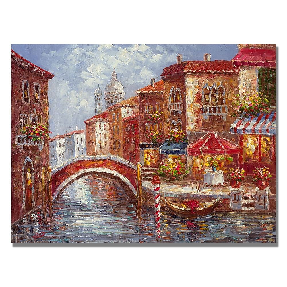 Trademark Fine Art Rio 'Veneian Waterways' Canvas Art 18x24 Inches