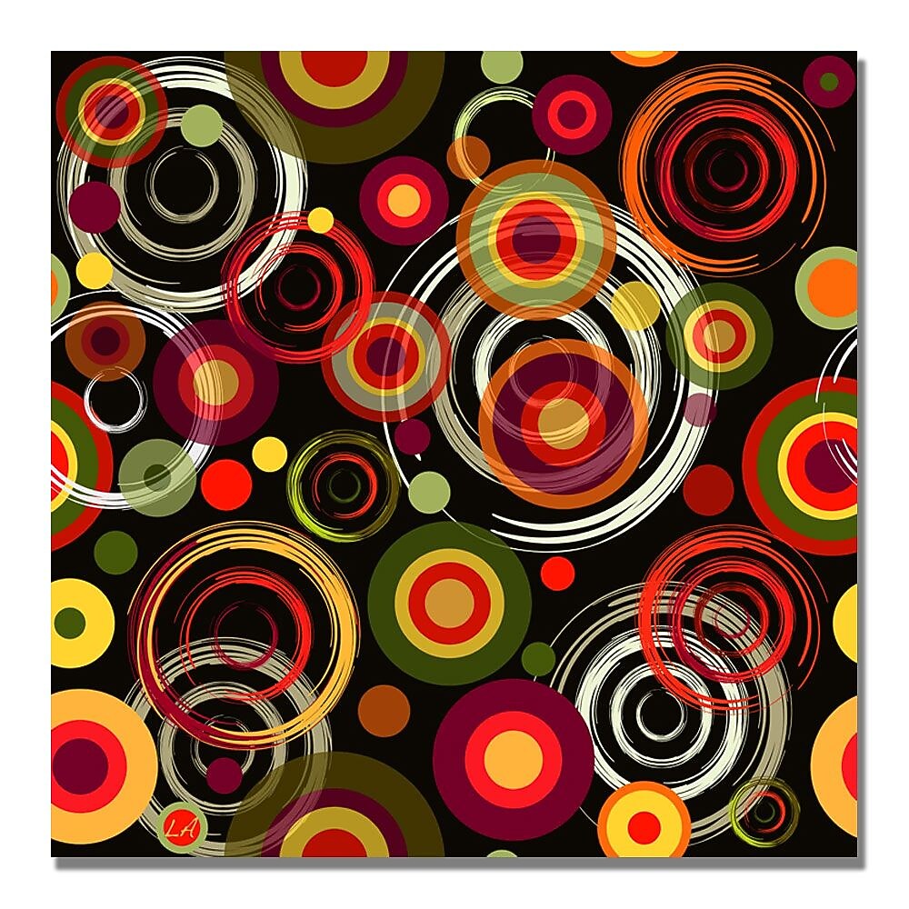 Trademark Fine Art 'Raindrops on Black' Canvas Art 35x35 Inches