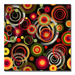 Trademark Fine Art 'Raindrops on Black' Canvas Art 35x35 Inches