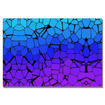 Trademark Fine Art 'Crystals of Blue and Purple' Canvas Art 30x47 Inches