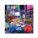 Trademark Fine Art 'Rainy Night in Tokyo' Canvas Art 35x35 Inches