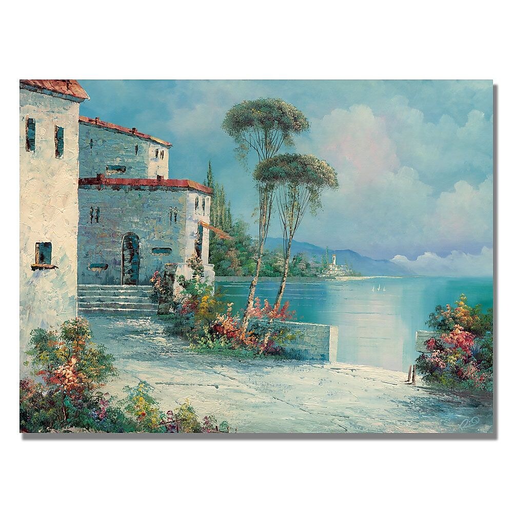 Trademark Fine Art Rio 'Ballagio' Canvas Art 35x47 Inches