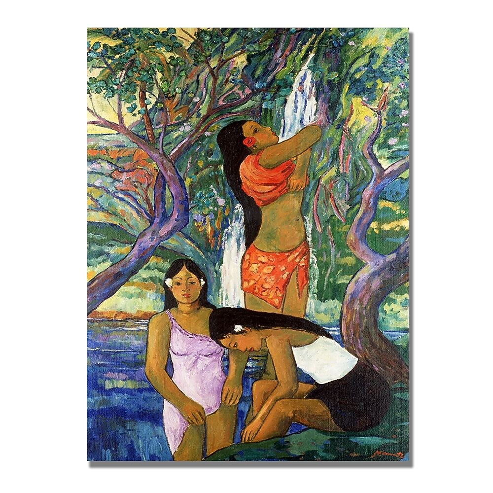 Trademark Fine Art Manor Shadian 'Hana Waterfall' Canvas Art 22x32 Inches
